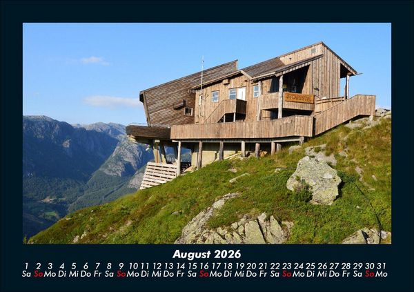 Produktbild: Landschaftskalender 2026 Fotokalender DIN A5