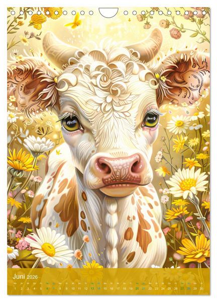Produktbild: Humorvolle niedliche Tiercharaktere (Wandkalender 2026 DIN A4 hoch), CALVENDO Monatskalender