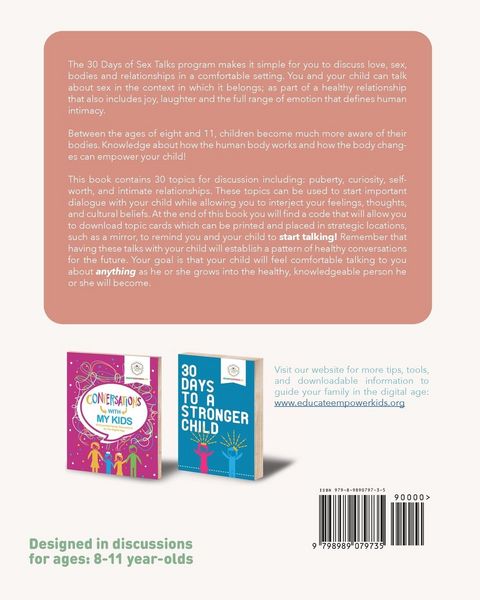 Produktbild: 30 Days of Sex Talks for Ages 8-11