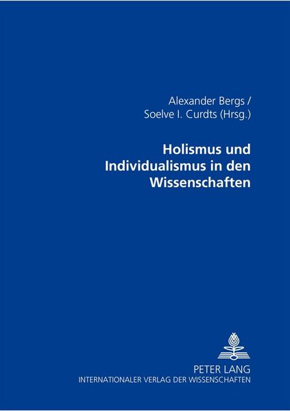Produktbild: Holismus und Individualismus in den Wissenschaften