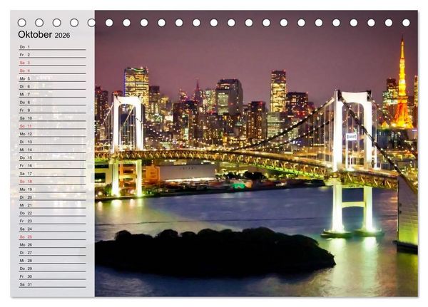 Produktbild: Japan. Im Land der aufgehenden Sonne (Tischkalender 2026 DIN A5 quer), CALVENDO Monatskalender