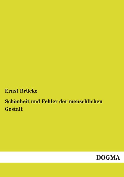 Produktbild: Sch&ouml;nheit und Fehler der menschlichen Gestalt