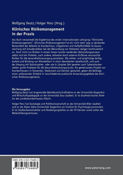 Produktbild: Klinisches Risikomanagement in der Praxis