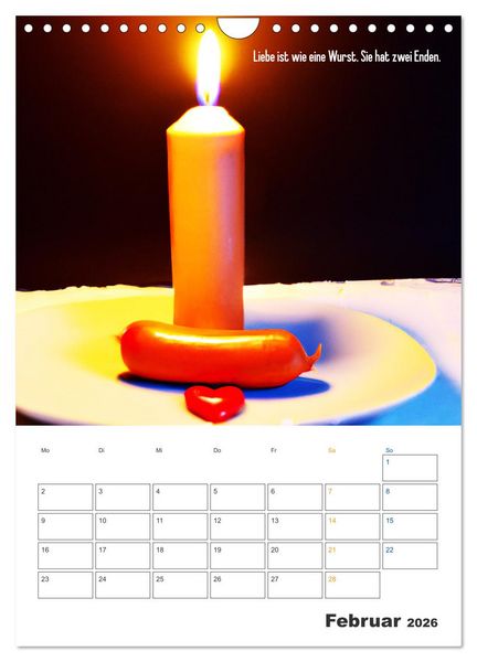 Produktbild: Ist mir Wurst Kalender (Wandkalender 2026 DIN A4 hoch), CALVENDO Monatskalender
