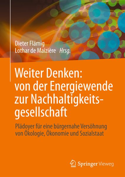 Produktbild: Weiter Denken: von der Energiewende zur Nachhaltigkeitsgesellschaft