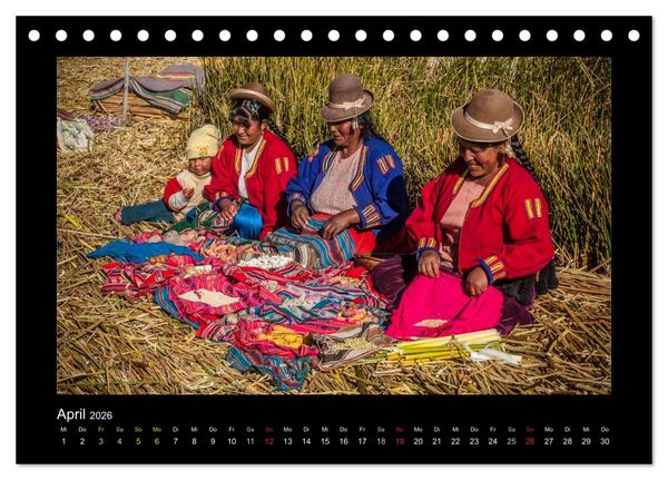 Produktbild: Peru, die Inkas und ihre Ahnen (Tischkalender 2026 DIN A5 quer), CALVENDO Monatskalender