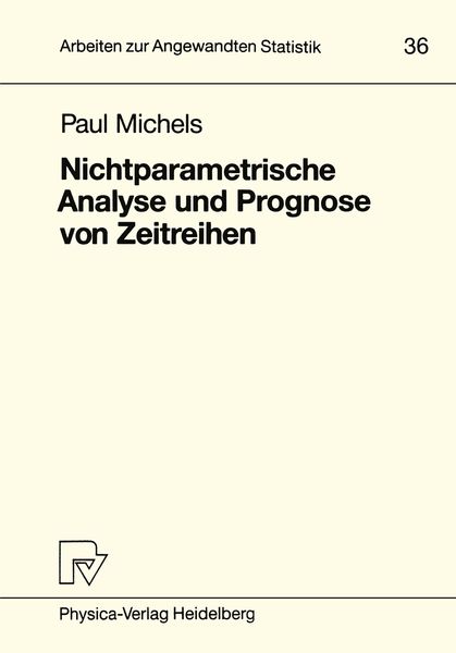 Produktbild: Nichtparametrische Analyse und Prognose von Zeitreihen