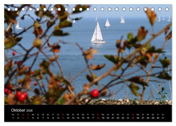 Produktbild: Die Ostsee - Ein Jahr am Meer (Tischkalender 2026 DIN A5 quer), CALVENDO Monatskalender