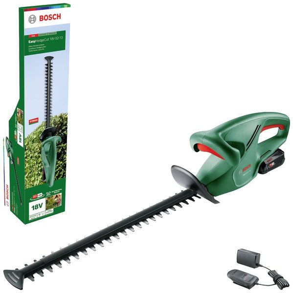 Bosch Home and Garden EasyHedgeCut 18V-52-13 Akku Heckenschere inkl. Akku, inkl. Ladegerät 18 V Li-Ion 520 mm