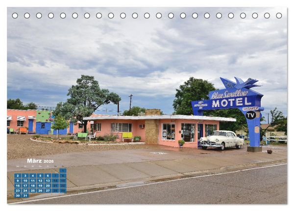 Produktbild: Historic Route 66 - National Scenic Byway (Tischkalender 2026 DIN A5 quer), CALVENDO Monatskalender