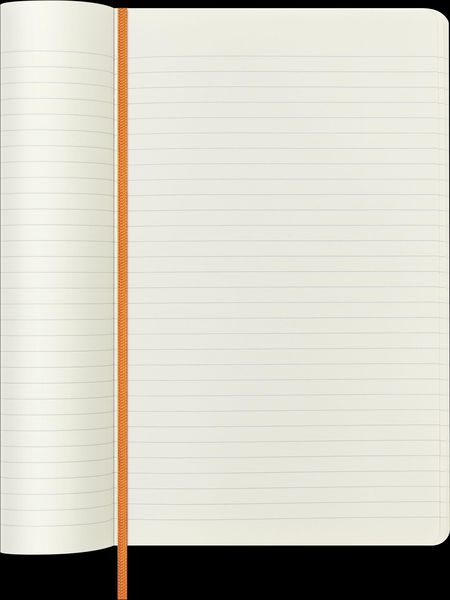 Produktbild: Moleskine Vegea Capri Notizbuch Large/A5 liniert weicher Einband orange in Box