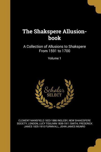 Produktbild: The Shakspere Allusion-book