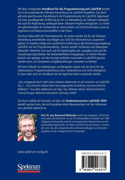 Produktbild: Handbuch f&uuml;r die Programmierung mit LabVIEW