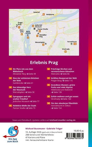 Produktbild: MICHAEL M&Uuml;LLER Reisef&uuml;hrer Prag MM-City