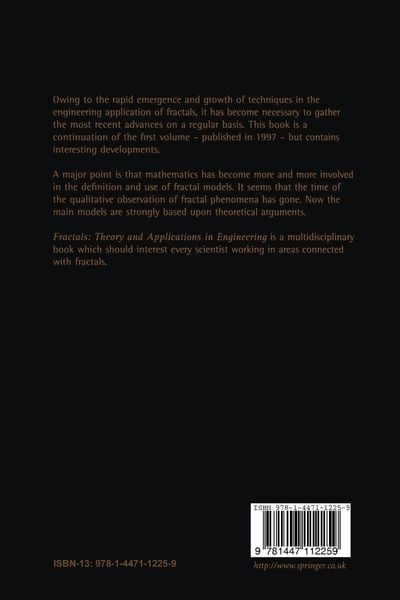 Produktbild: Fractals: Theory and Applications in Engineering