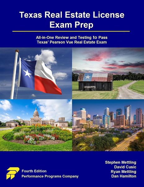Produktbild: Texas Real Estate License Exam Prep: All-in-One Review and Testing to Pass Texas' Pearson Vue Real Estate Exam