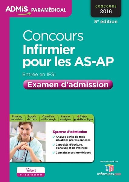 Produktbild: Concours infirmier asap entree ifsi