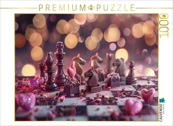 Produktbild: CALVENDO Puzzle Herzliche Pralines | 1000 Teile Lege-Gr&ouml;&szlig;e 64x48cm Foto-Puzzle f&uuml;r gl&uuml;ckliche Stunden