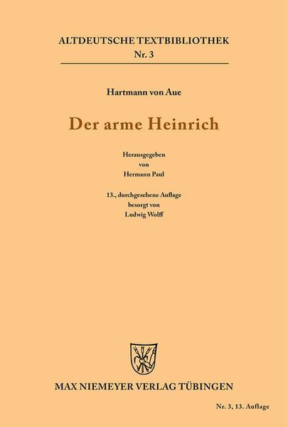 Produktbild: Der arme Heinrich