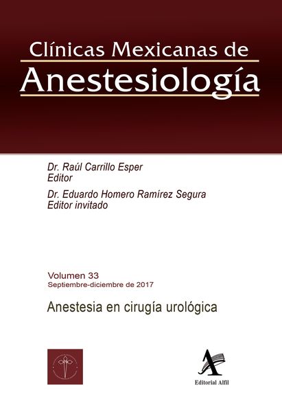 Produktbild: Anestesia en cirug&iacute;a urol&oacute;gica