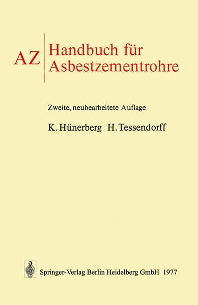 Produktbild: AZ Handbuch f&uuml;r Asbestzementrohre