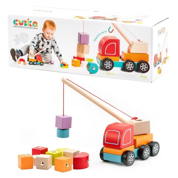 Produktbild: Kranwagen mit Magnet, 11 Teile