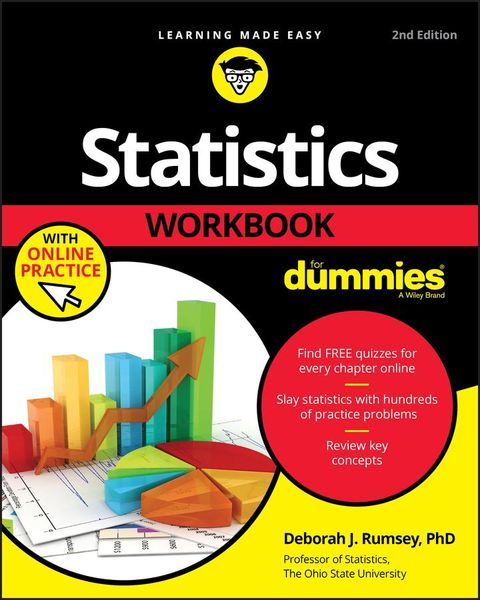 Produktbild: Statistics Workbook For Dummies with Online Practice