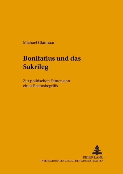Produktbild: Bonifatius und das Sakrileg