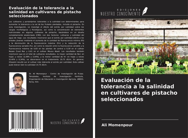Produktbild: Evaluaci&oacute;n de la tolerancia a la salinidad en cultivares de pistacho seleccionados