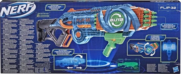 Produktbild: Hasbro F2553EU4 - Nerf Elite 2.0 Flipshots Flip-32 Blaster mit 32 Darts