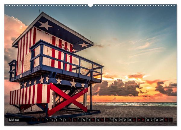 Produktbild: Florida. Der Sonne entgegen. (Wandkalender 2026 DIN A2 quer), CALVENDO Monatskalender