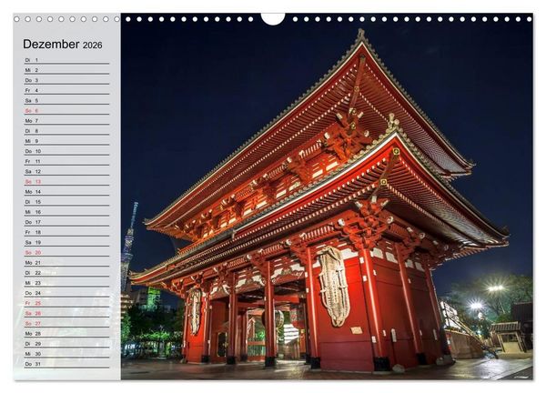 Produktbild: Japan. Im Land der aufgehenden Sonne (Wandkalender 2026 DIN A3 quer), CALVENDO Monatskalender
