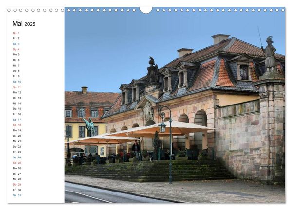 Fulda - die Barockstadt (Wandkalender 2025 DIN A3 quer), CALVENDO Monatskalender