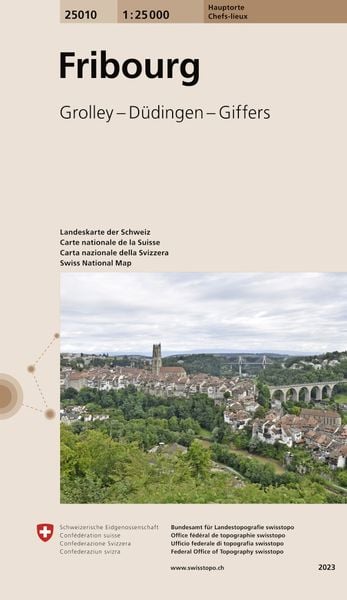Produktbild: Swisstopo 1 : 25 000 Fribourg