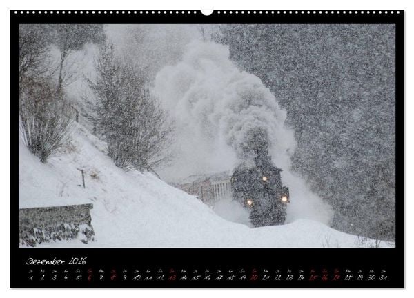 Produktbild: Faszination Dampflokomotive (hochwertiger Premium Wandkalender 2026 DIN A2 quer), Kunstdruck in Hochglanz