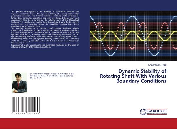 Produktbild: Dynamic Stability of Rotating Shaft With Various Boundary Conditions