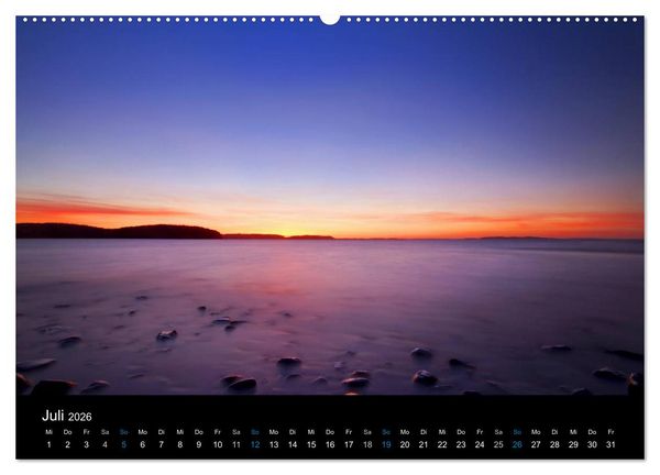 Produktbild: Sonnenunterg&auml;nge (hochwertiger Premium Wandkalender 2026 DIN A2 quer), Kunstdruck in Hochglanz
