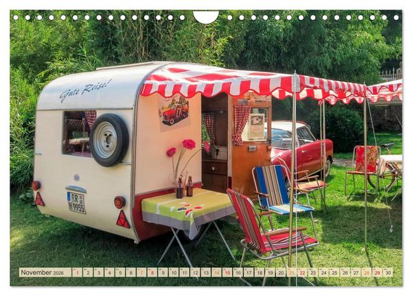 Produktbild: Let's start Camping (Wandkalender 2026 DIN A4 quer), CALVENDO Monatskalender