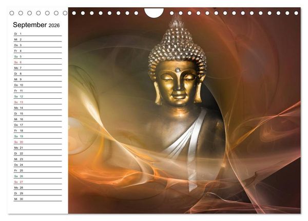 Produktbild: Buddha (Wandkalender 2026 DIN A4 quer), CALVENDO Monatskalender