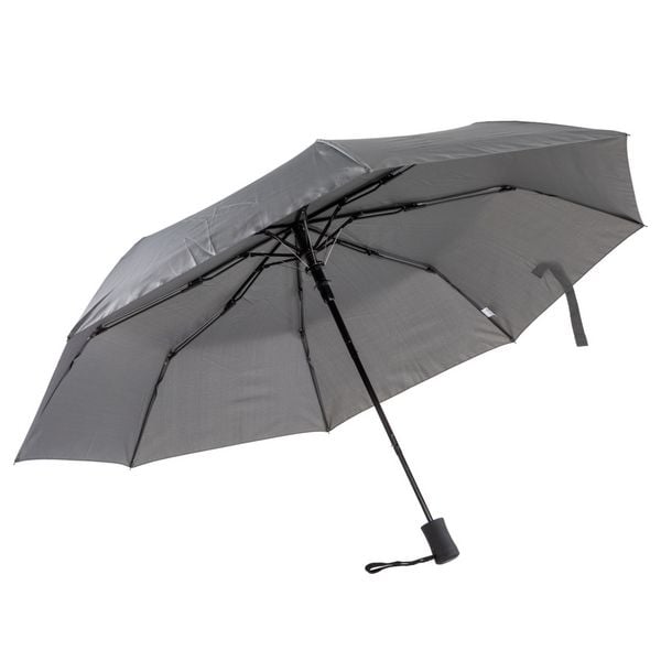 Produktbild: Idena Taschenregenschirm Automatik grau &Oslash;100cm
