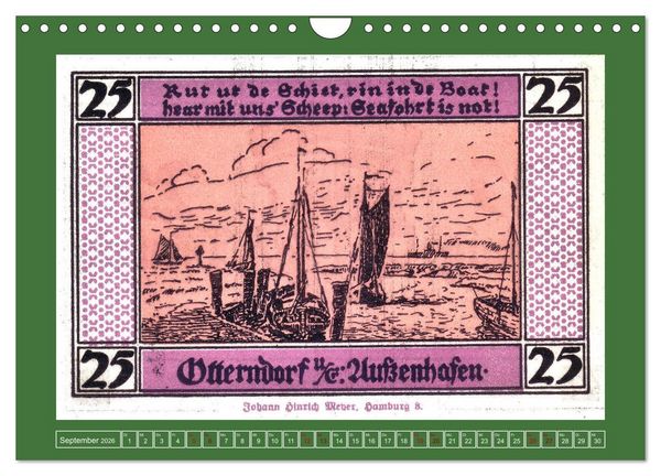 Produktbild: 625 Jahre Otterndorf - Gr&uuml;ne Stadt am Meer (Wandkalender 2026 DIN A4 quer), CALVENDO Monatskalender