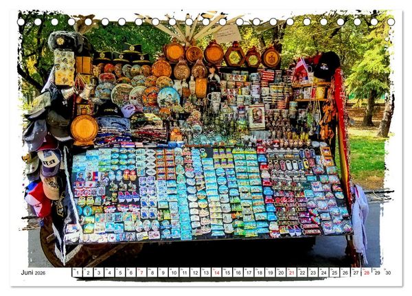 Produktbild: Belgrad zwischen Historie und Moderne (Tischkalender 2026 DIN A5 quer), CALVENDO Monatskalender
