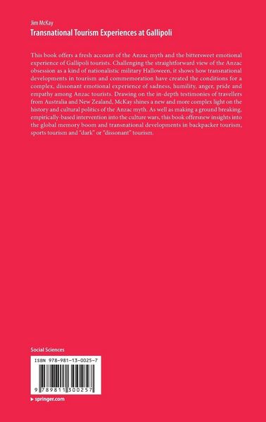 Produktbild: Transnational Tourism Experiences at Gallipoli