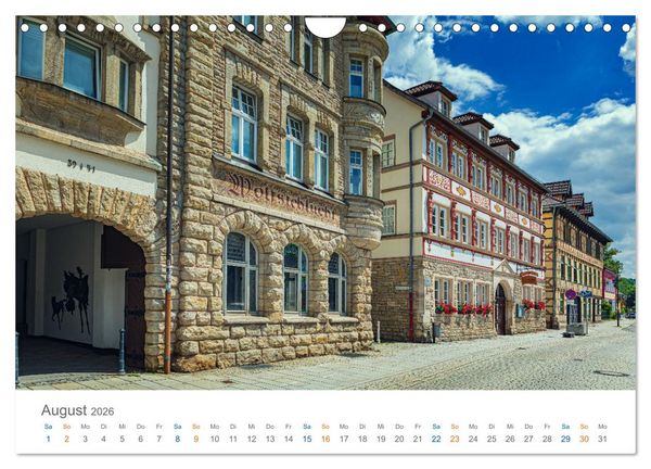 Produktbild: Meiningen - Th&uuml;ringische Theaterstadt (Wandkalender 2026 DIN A4 quer), CALVENDO Monatskalender