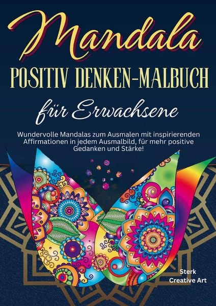 Mandala Positiv Denken-Malbuch, Taschenbuch von Sterk Creative Art, Bookmundo, 9789403878768