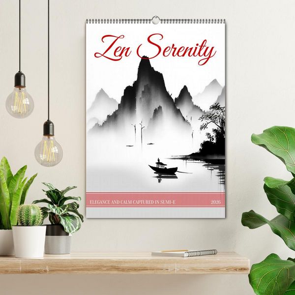 Produktbild: Zen Serenity (Wall Calendar 2026 DIN A2 portrait), CALVENDO 12 Month Wall Calendar
