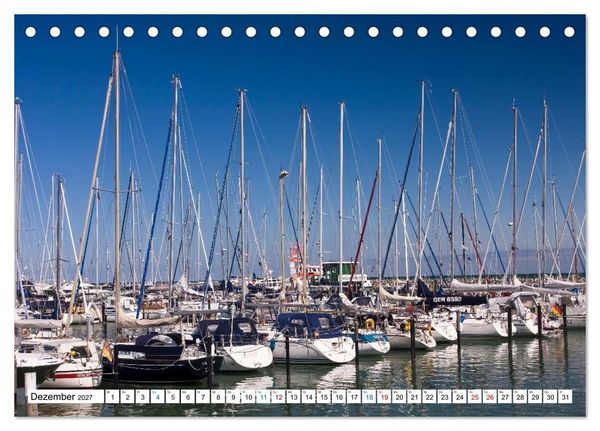Produktbild: Die Ostseek&uuml;ste von Neustadt bis Travem&uuml;nde (Tischkalender 2027 DIN A5 quer), CALVENDO Monatskalender