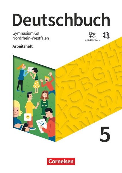 Produktbild: Deutschbuch Gymnasium - Nordrhein-Westfalen - 2019 - 5. Klasse - Arbeitsheft mit L&ouml;sungen