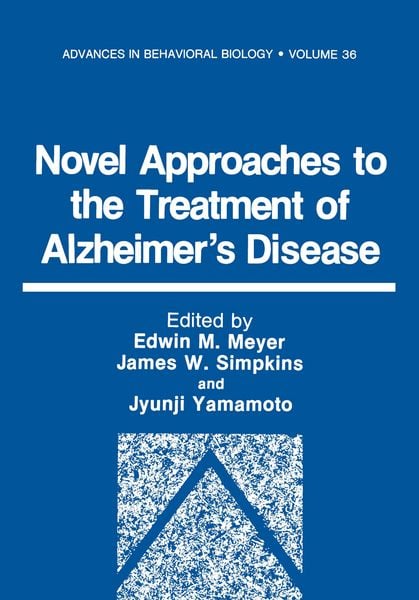 Produktbild: Novel Approaches to the Treatment of Alzheimer&rsquo;s Disease