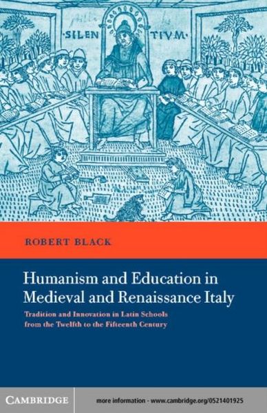 Produktbild: Humanism and Education in Medieval and Renaissance Italy
